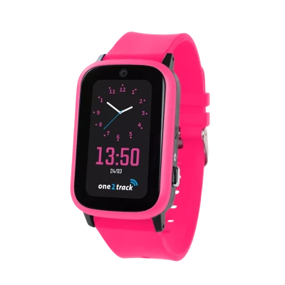 Up Watch - Connect Up Roze Zijknop